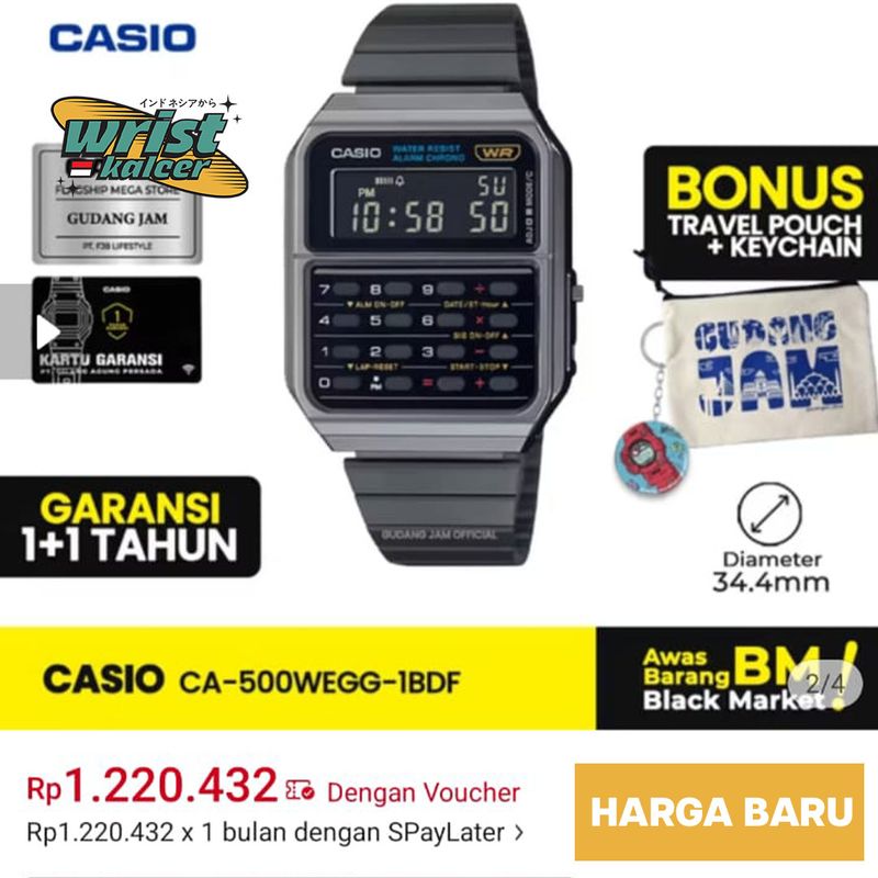CASIO CA 500 WEGG! FULL ORIGINAL!, foto 2