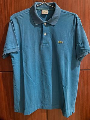 Polo Shirt Lacoste Biru Original