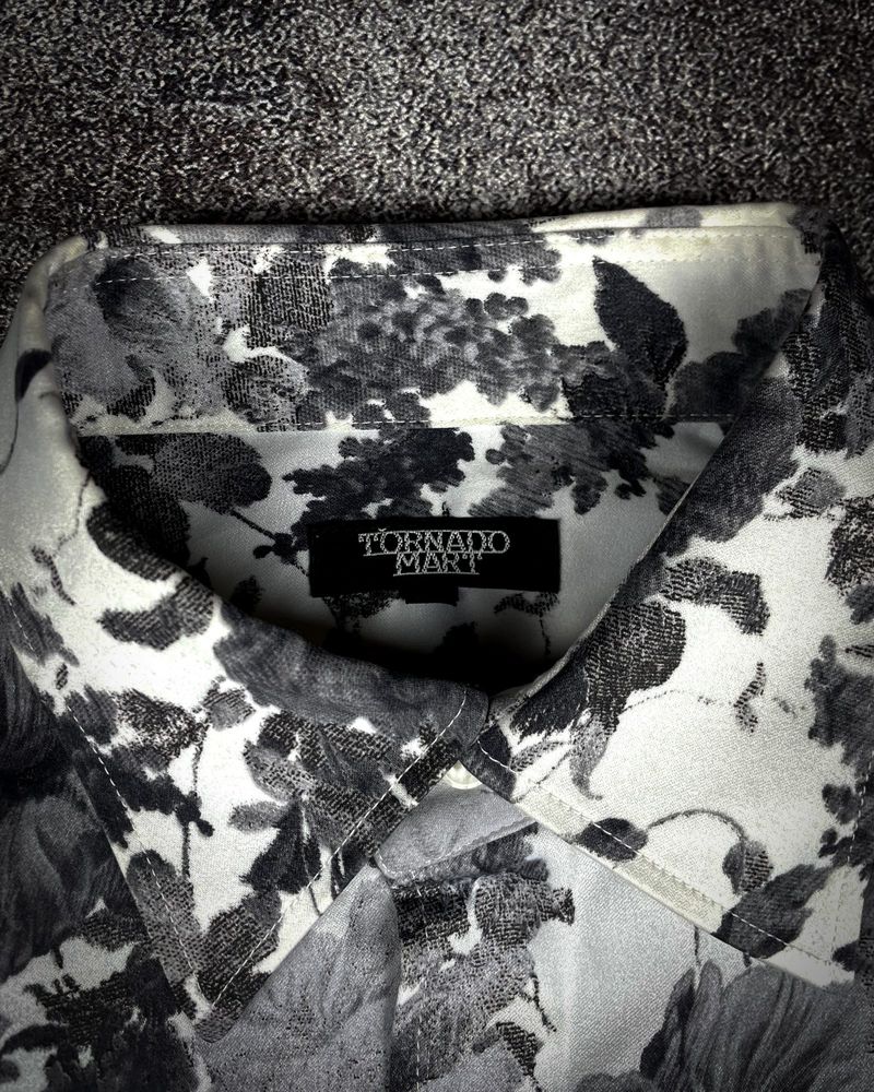 Tornado Mart Floral Button Up Laces Shirt, foto 6
