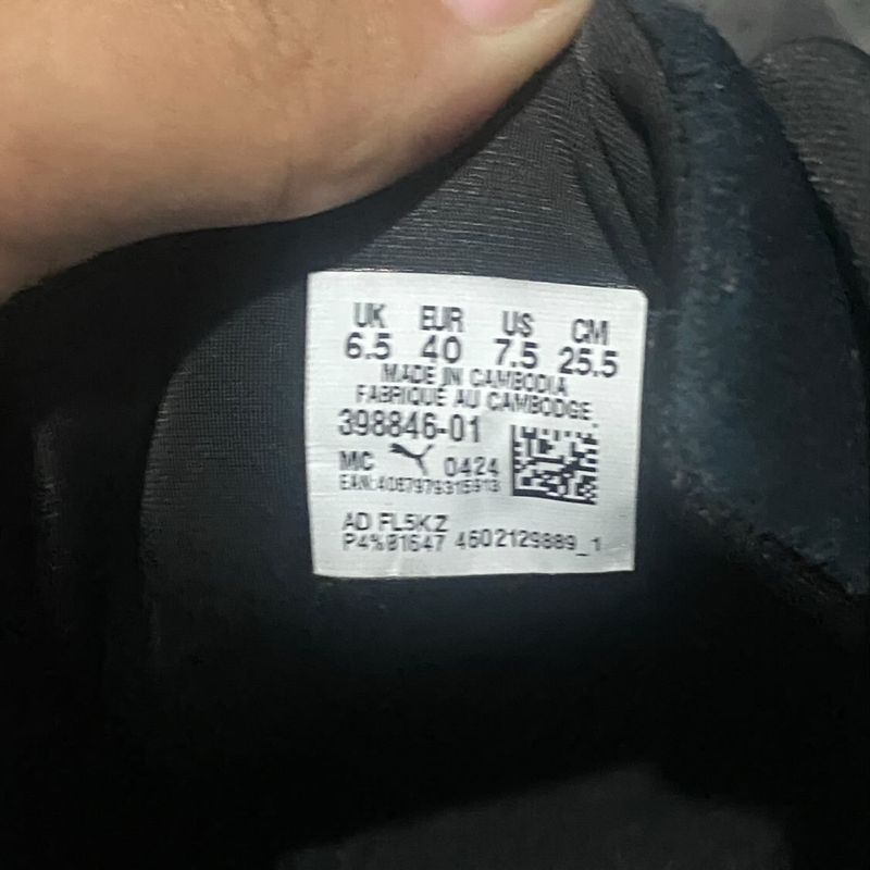 PUMA SPEEDCAT ORIGINAL BLACK WHITE, foto 5
