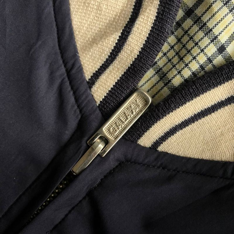 Casual Bomber jacket Pria navy, foto 4