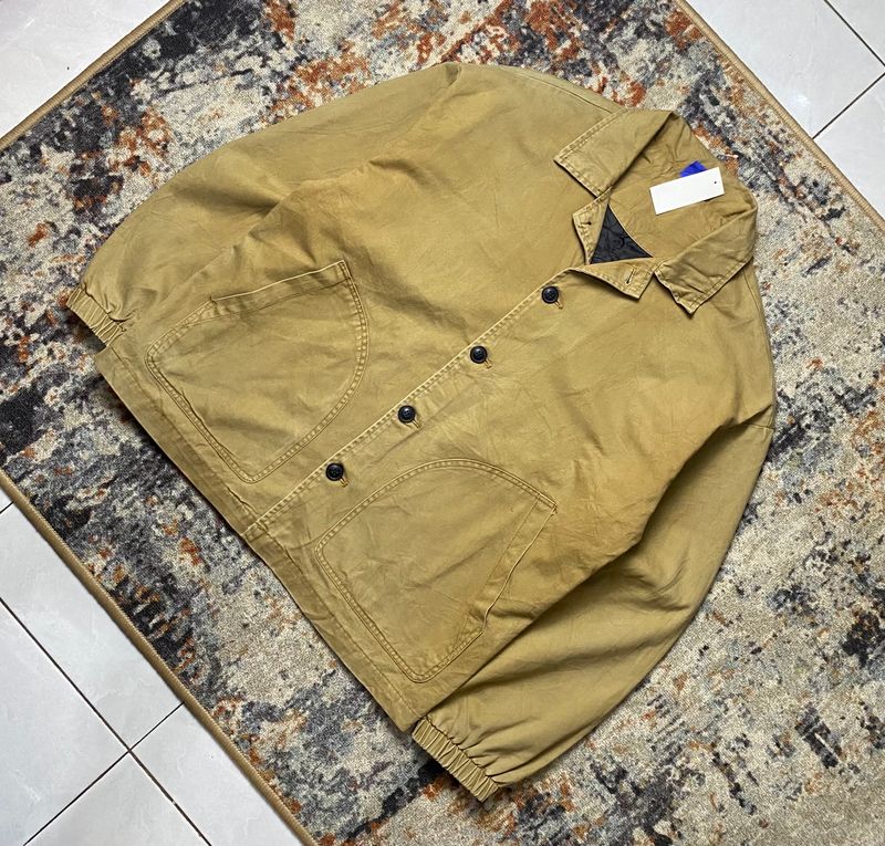 Casual Denim jacket Pria khaki, foto 2