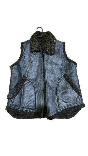 Leather Silver Vest