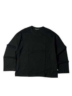 Essential Plain Long Sleeve T-Shirt - Matte Black