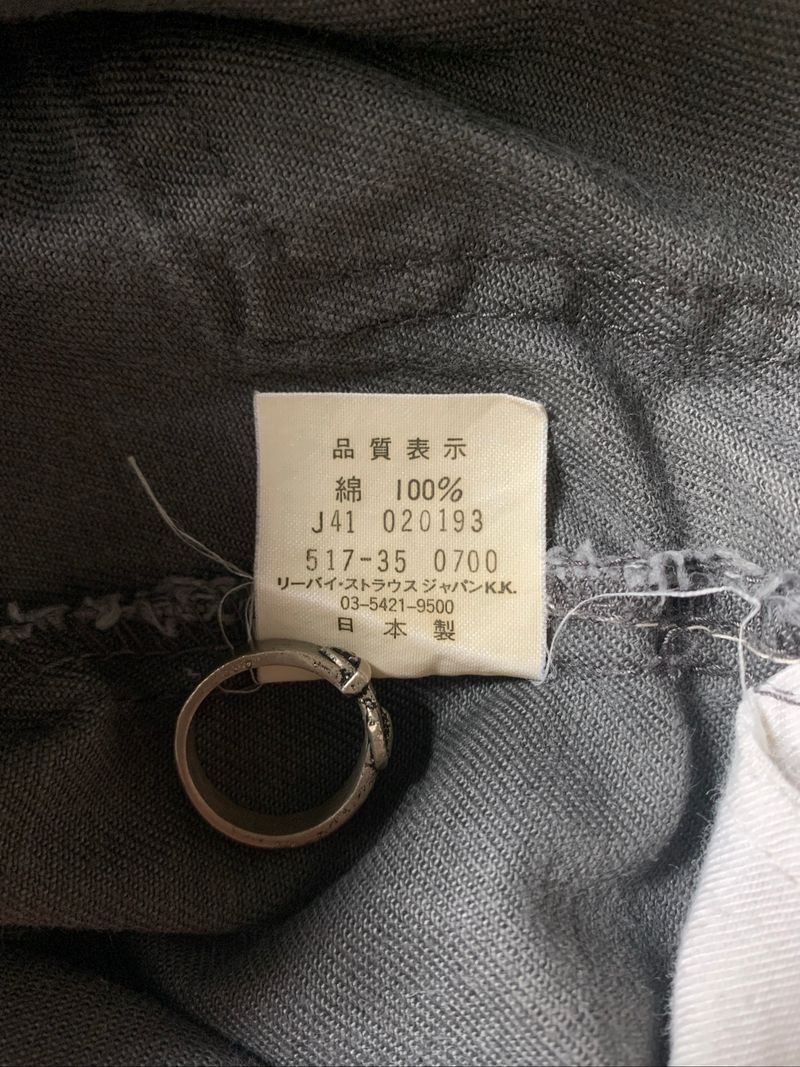 2000 Levi’s 517 Bootcut Jeans Solid Gray, foto 7