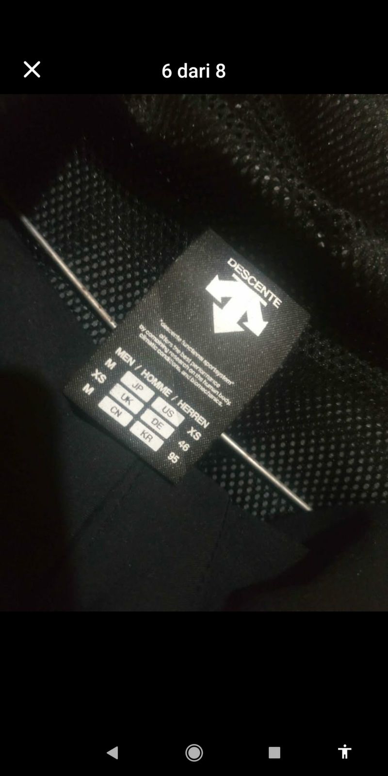 Jaket running descente, foto 6