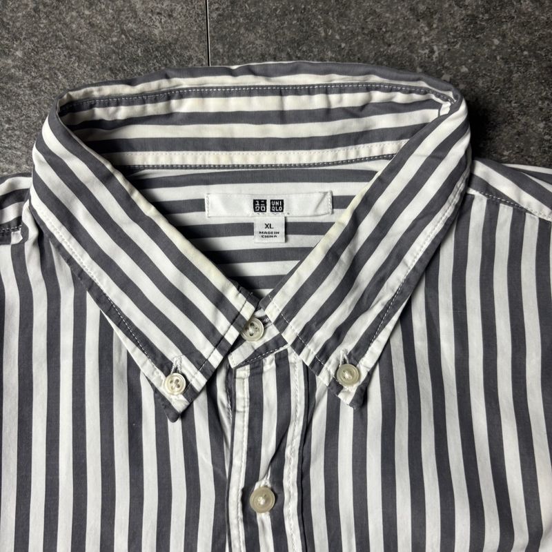 Uniqlo Stripe Harvard Shirt, foto 3