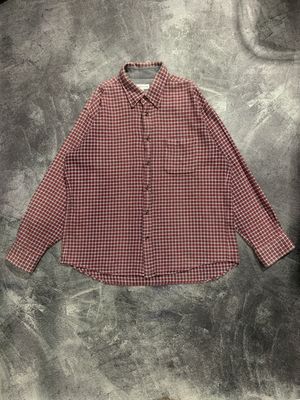 Kemeja lengan panjang Flannel Simple Life