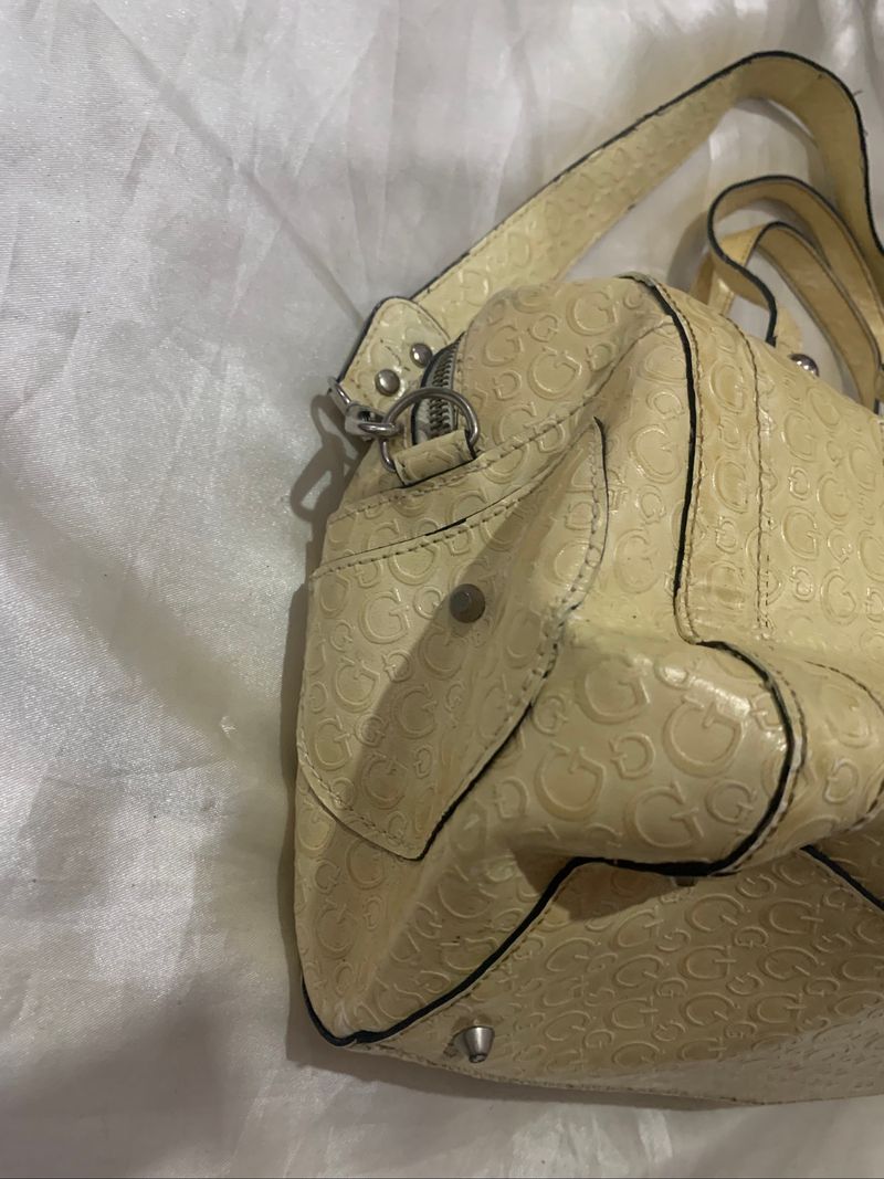 Guess Baby Yellow Stud Shoulder Bag, foto 5