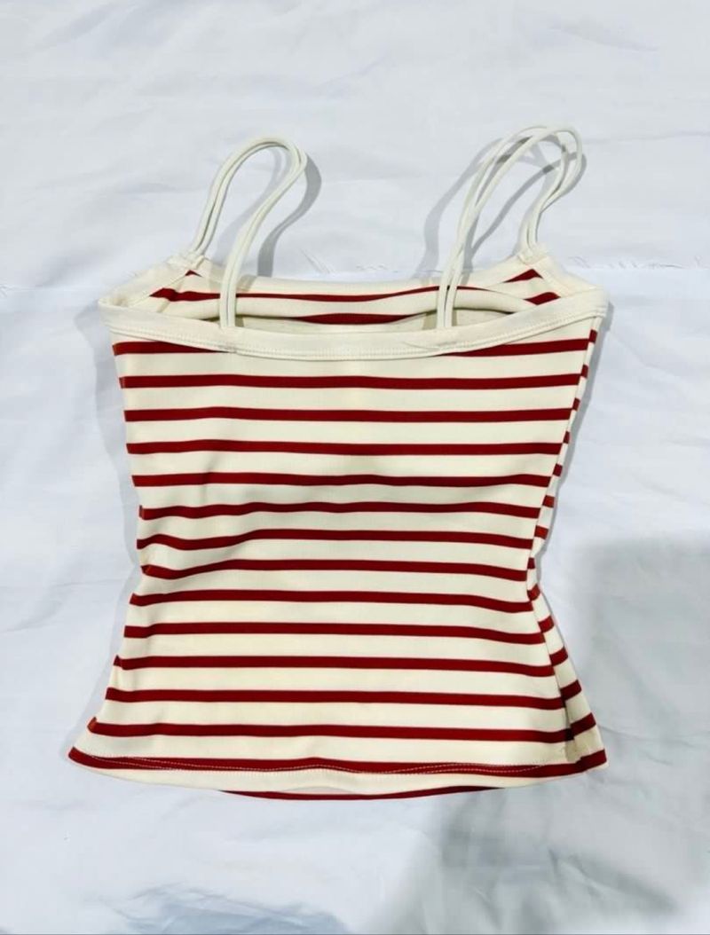Red Stripe Double-Strap Cami, foto 3