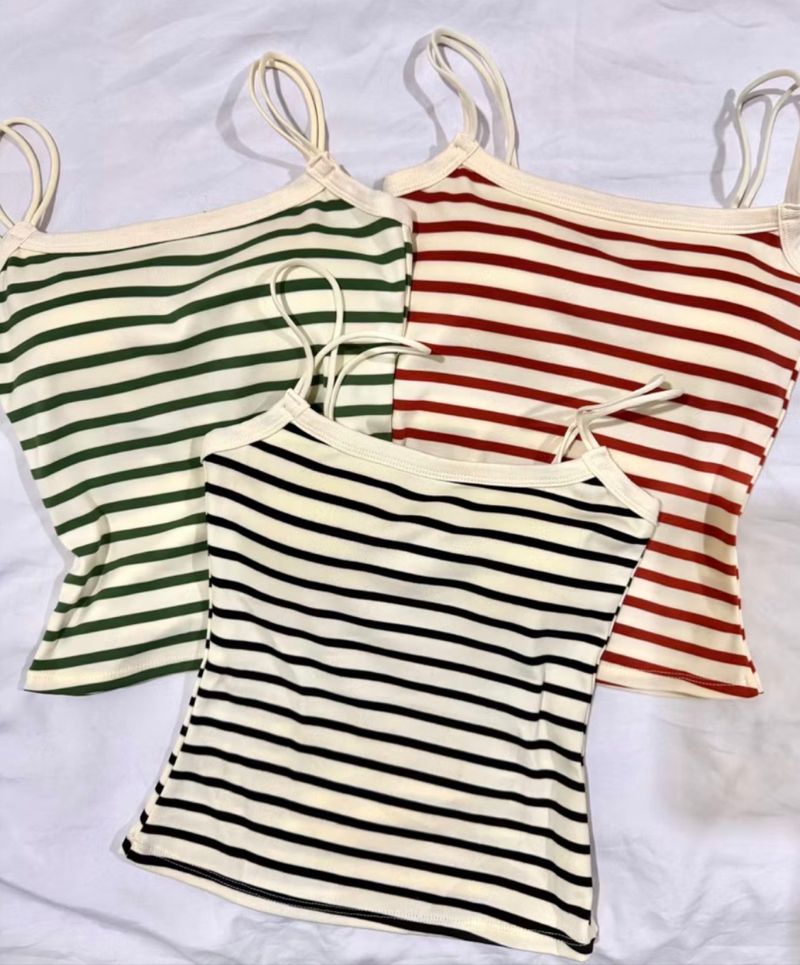 Black Stripe Double-Strap Cami, foto 4