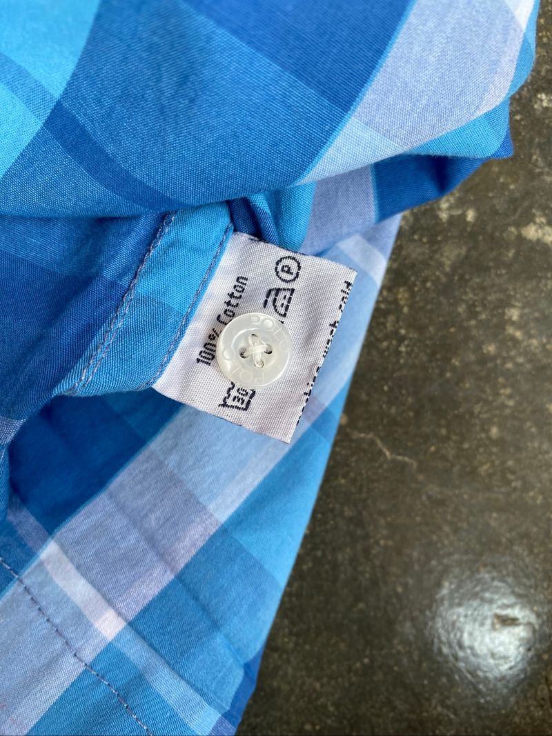 Polo Crop Boxy Shirt Blue, foto 4