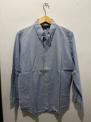 Kemeja Polo Custom Fit lengan panjang