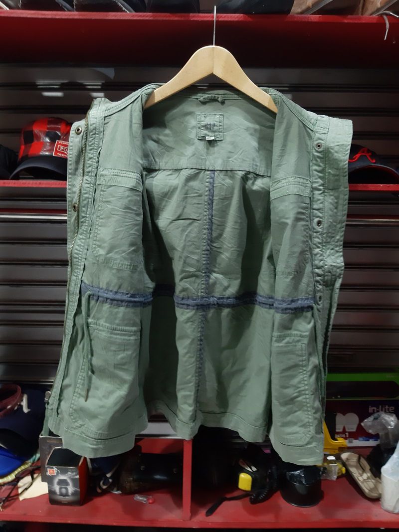 GAP Olive Green Military parka jacket, foto 7