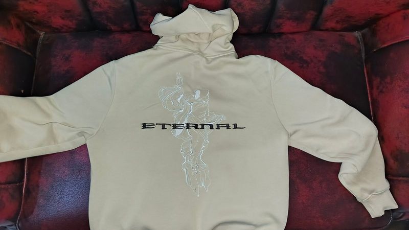 hoodie cream h&m, foto 2