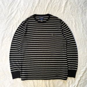 Polo Ralph Lauren Striped Waffle Knit Sweater