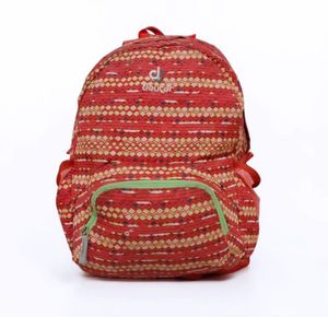 Deuter Summer Geometric Pattern Red & Multicolor Daypack