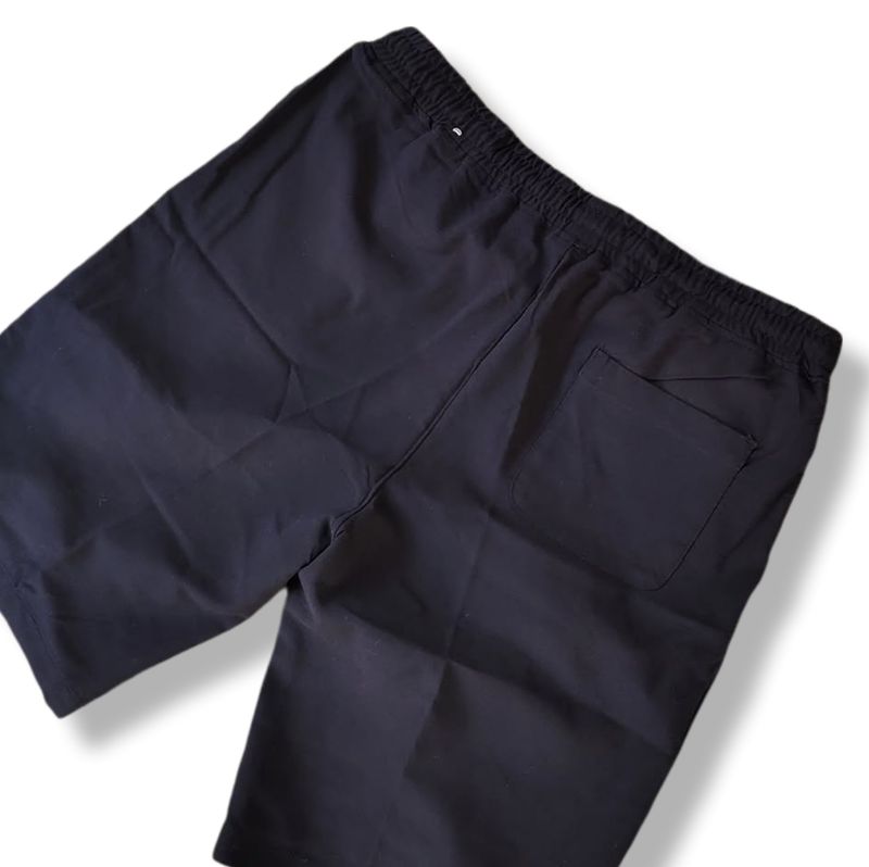 NII BLACK RELAXED SHORT PANTS | CELANA PENDEK | MNZA, foto 3
