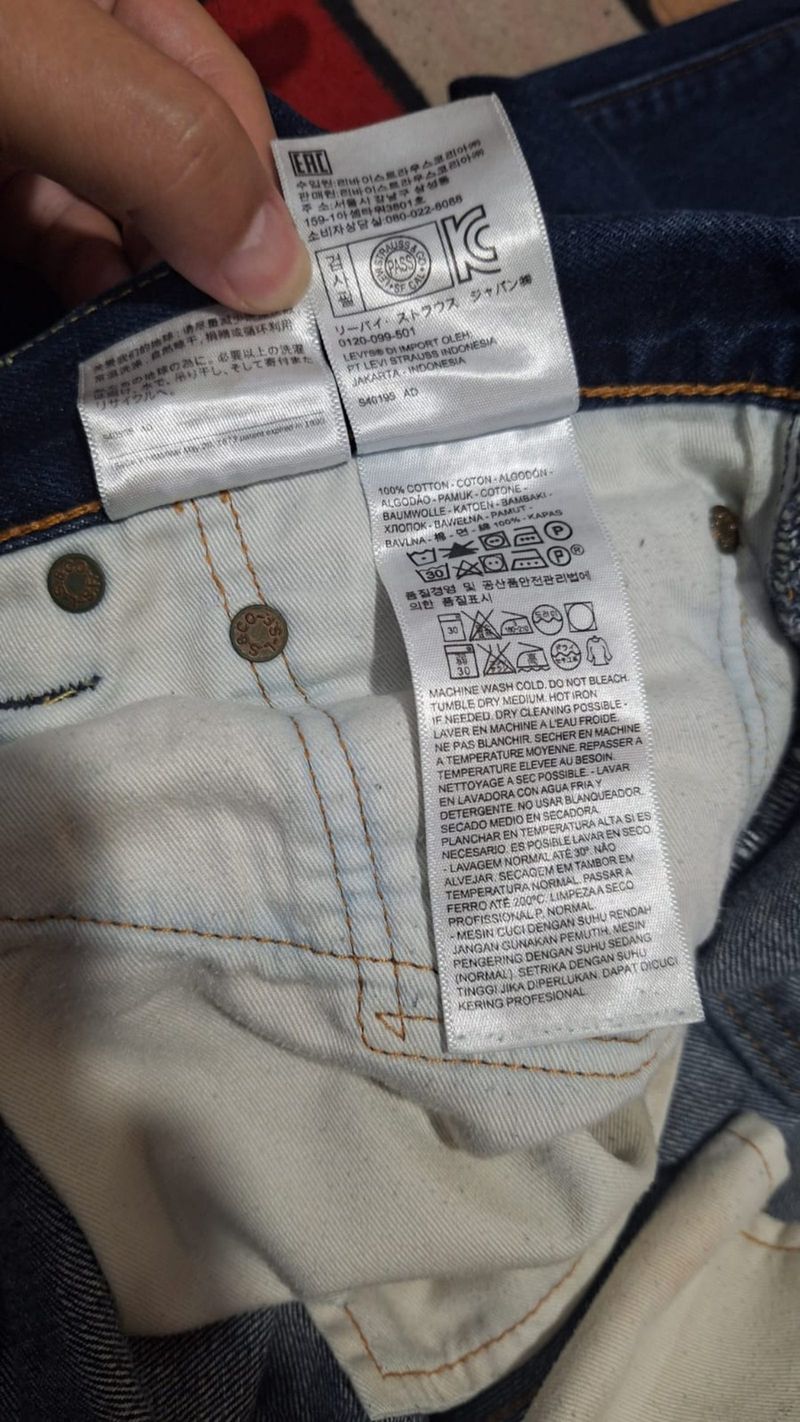Levi's 505 loose fit leather patch, foto 9