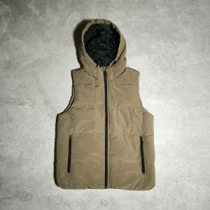 Uniqlo Sportswear Casual Puffer jacket Pria tan