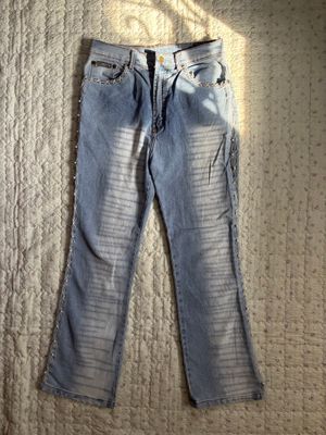 vintage flare jeans pearl