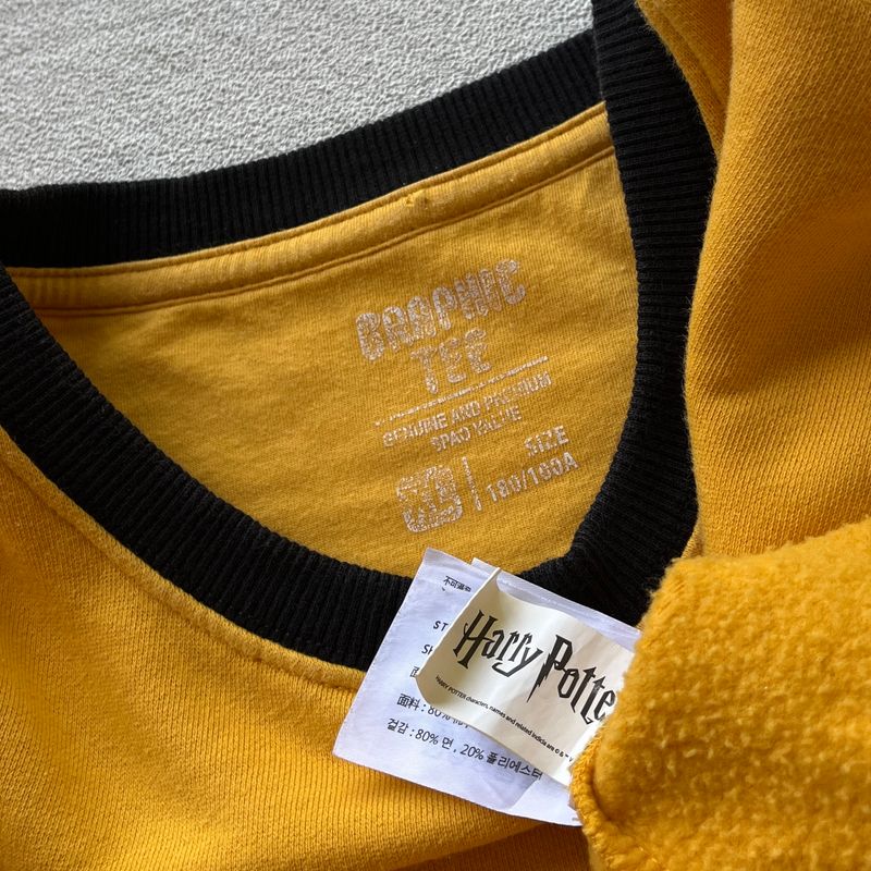 GraphicTee x HarryPotter Hufflepuff Sweatshirt, foto 5