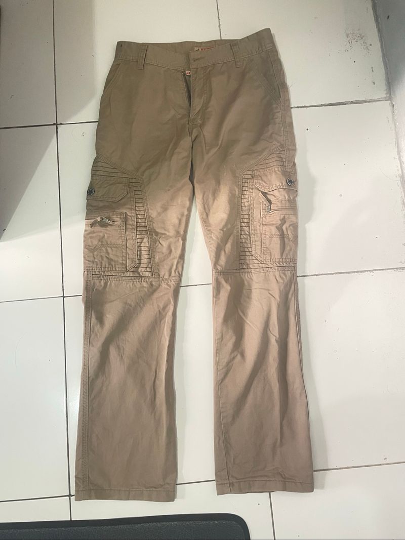 Celana Cargo Kendy Khaki Coklat, foto 3