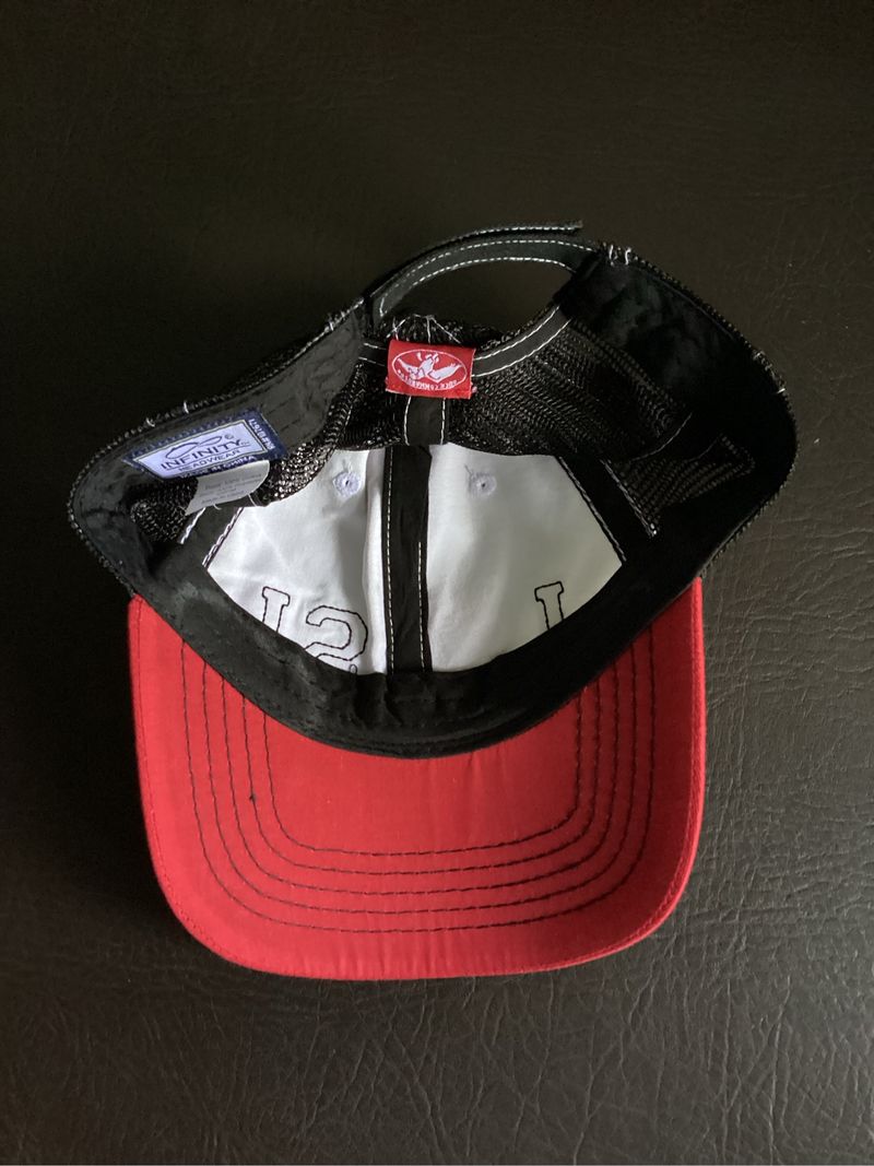 Topi cap I love SI red white black basic  y2k, foto 2