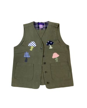 Mushy Work Vest upcycled by Yestyled