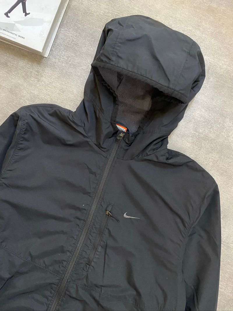 Nike  Athletic Dept Windbreaker Jacket Black Hooded Inner Co, foto 3