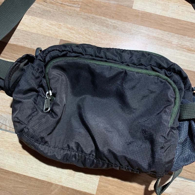 Winpard Nylon Black Waistbag (3Pocket Zipper), foto 2