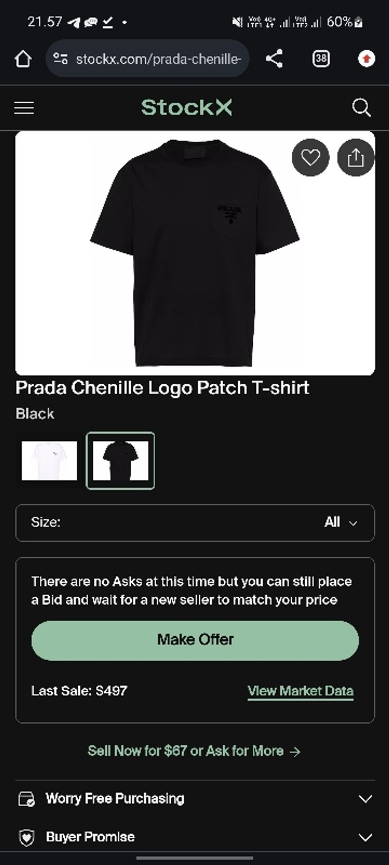 PRADA Chenille Logo Patch, foto 9