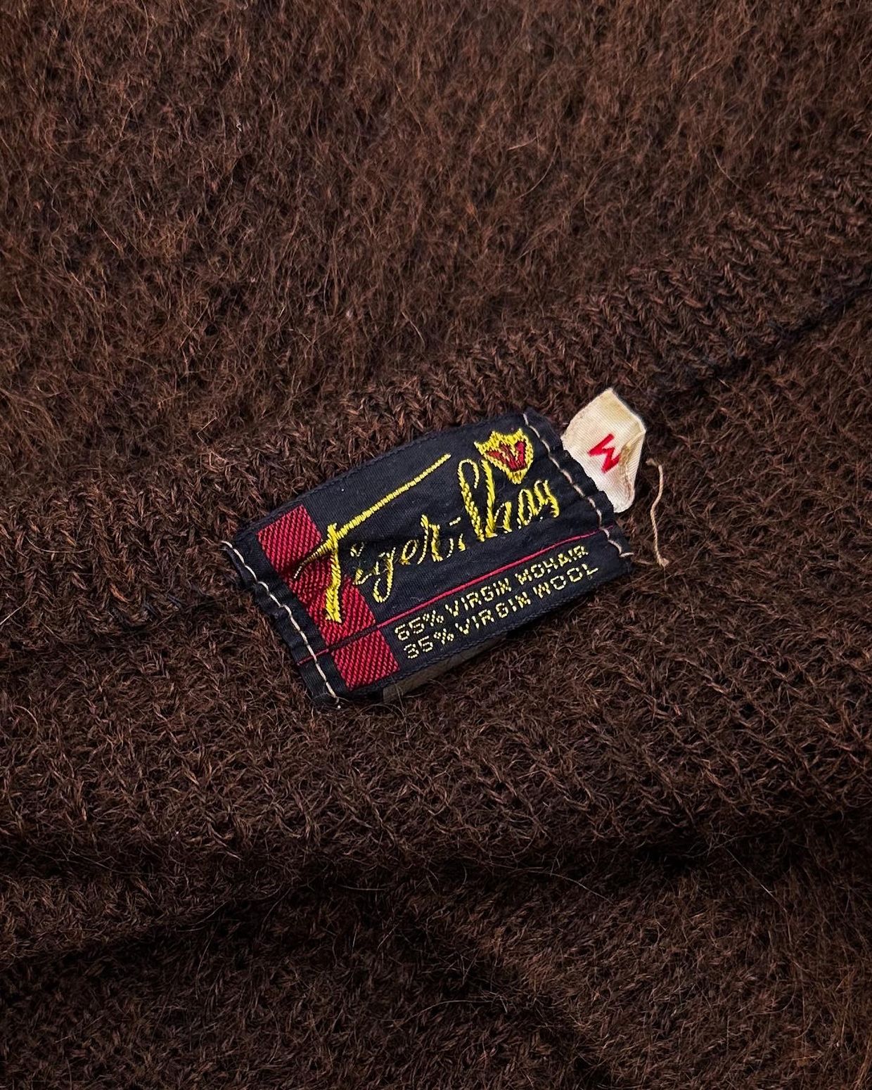 Vintage Grunge Sweater Pria brown, foto 3
