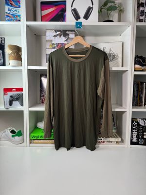 Longsleeve uniqlo heatech olive green 3XL