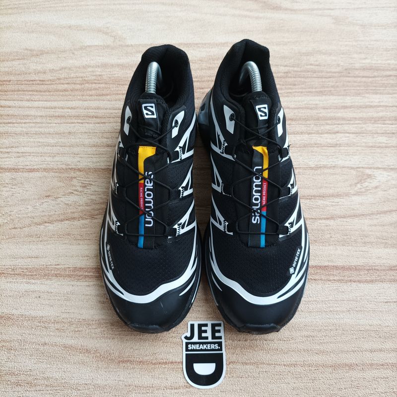 Salomon Gorpcore Sneakers Pria white black, foto 3