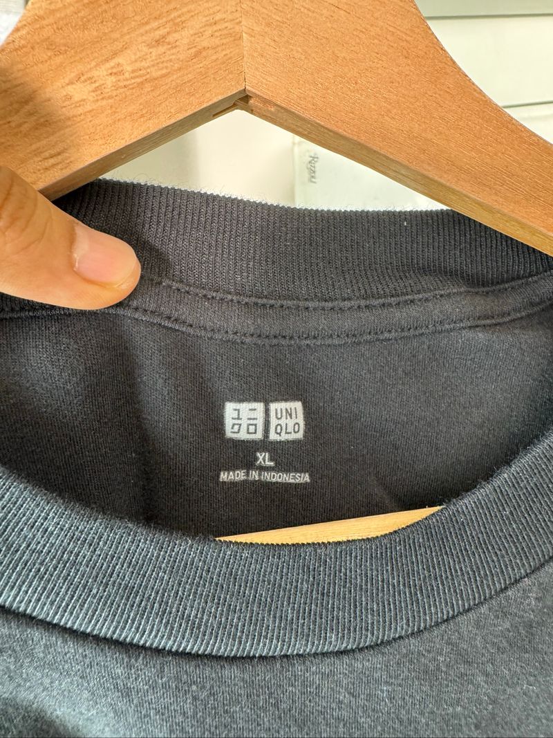 Longsleeve uniqlo black XL E, foto 2