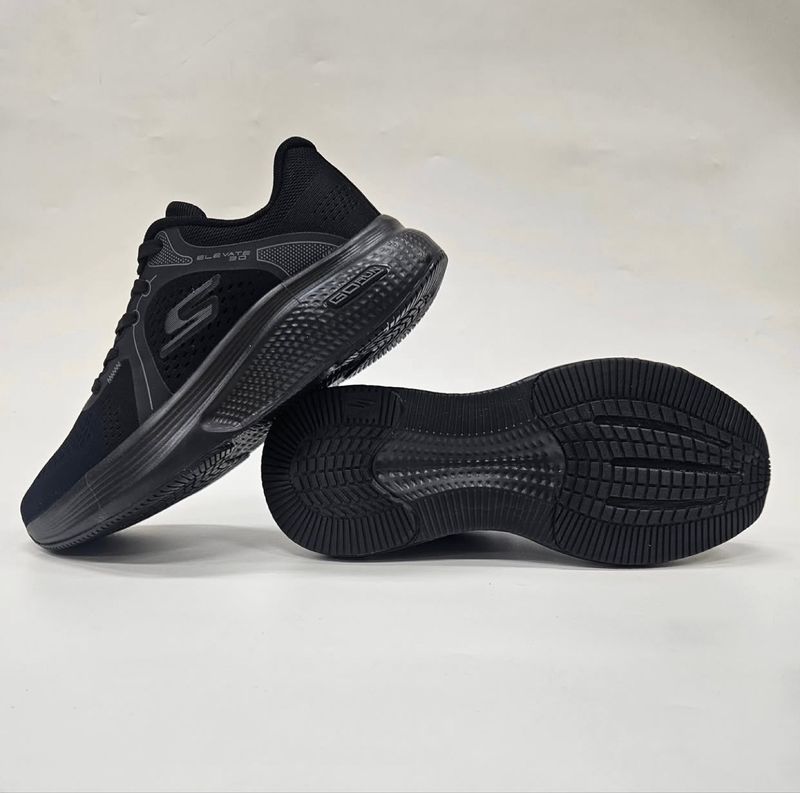 [Termurah] Sneakers - Skechers Elevate 30 Full Black, foto 4
