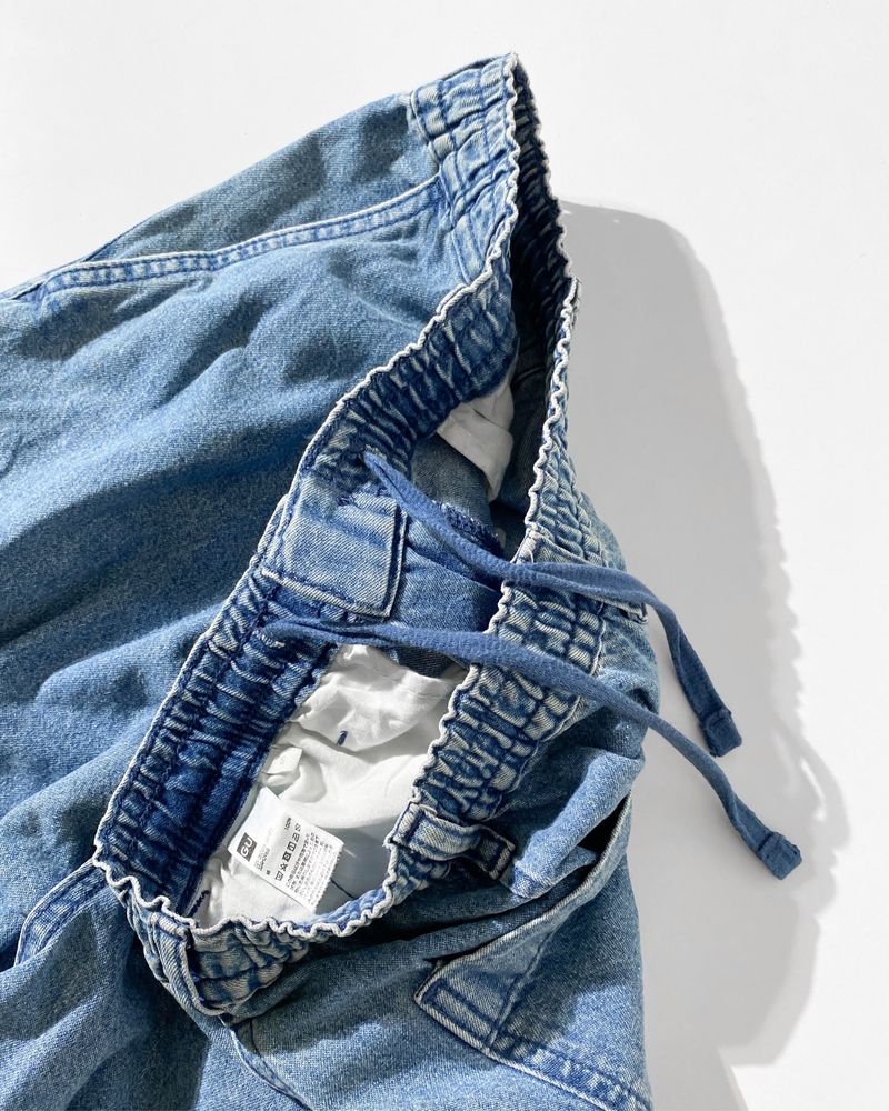 GU cargo washed denim pants, foto 4