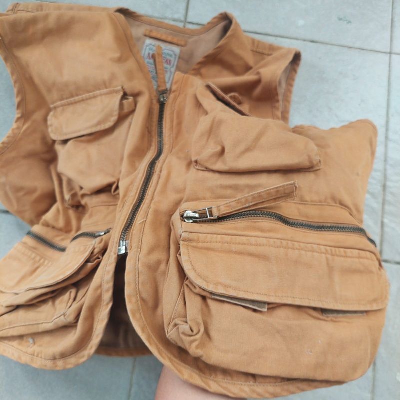 Tactical vest multipocket (warna carhartt), foto 4