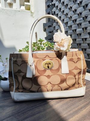 coach tote madeline; coach hampton