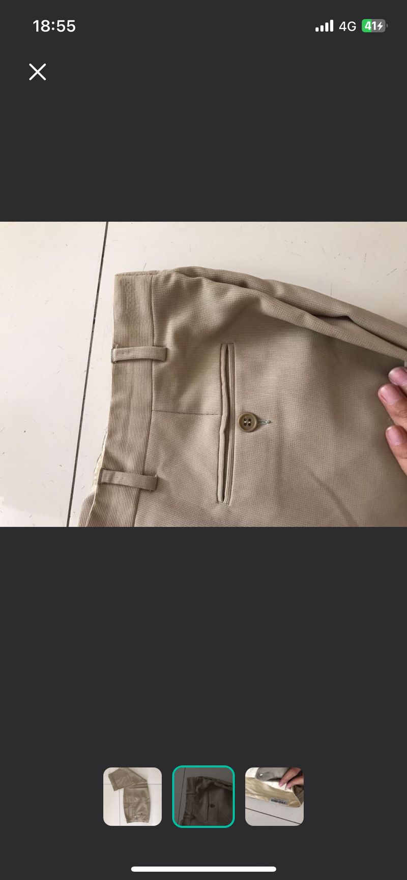 Armani	 Luxury Formal pants Pria tan, foto 2