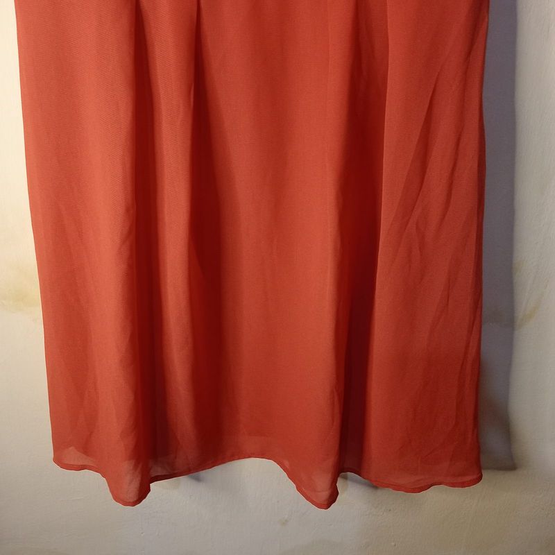 [PRELOVED] DRESS ORANGE, foto 3