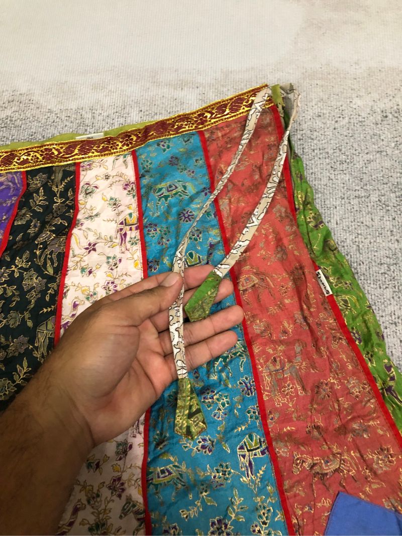 Y2K vintage mitra patchwork skirts, foto 4