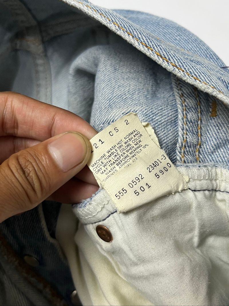90s vintage levis 501, foto 4