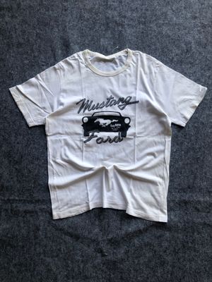 mustang ford white tshirt by uniqlo
