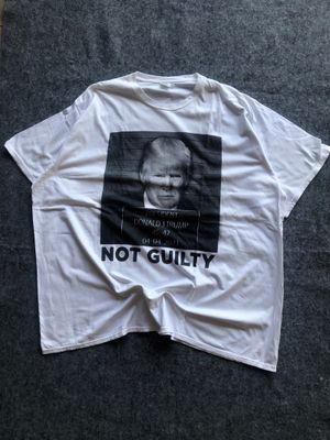donald trump not guilty white Tshirt
