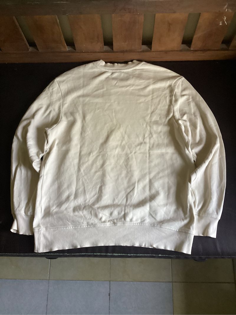 Zar4 Sweater crewneck cream basic, foto 6
