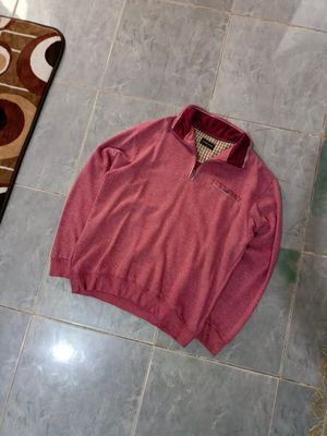 half zip pink unisex