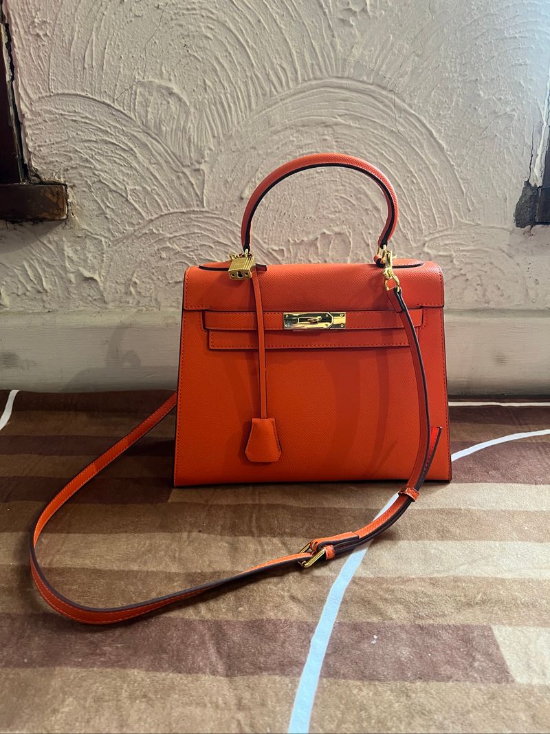 Tas Hérmes Kelly Orange Epsom, foto 2