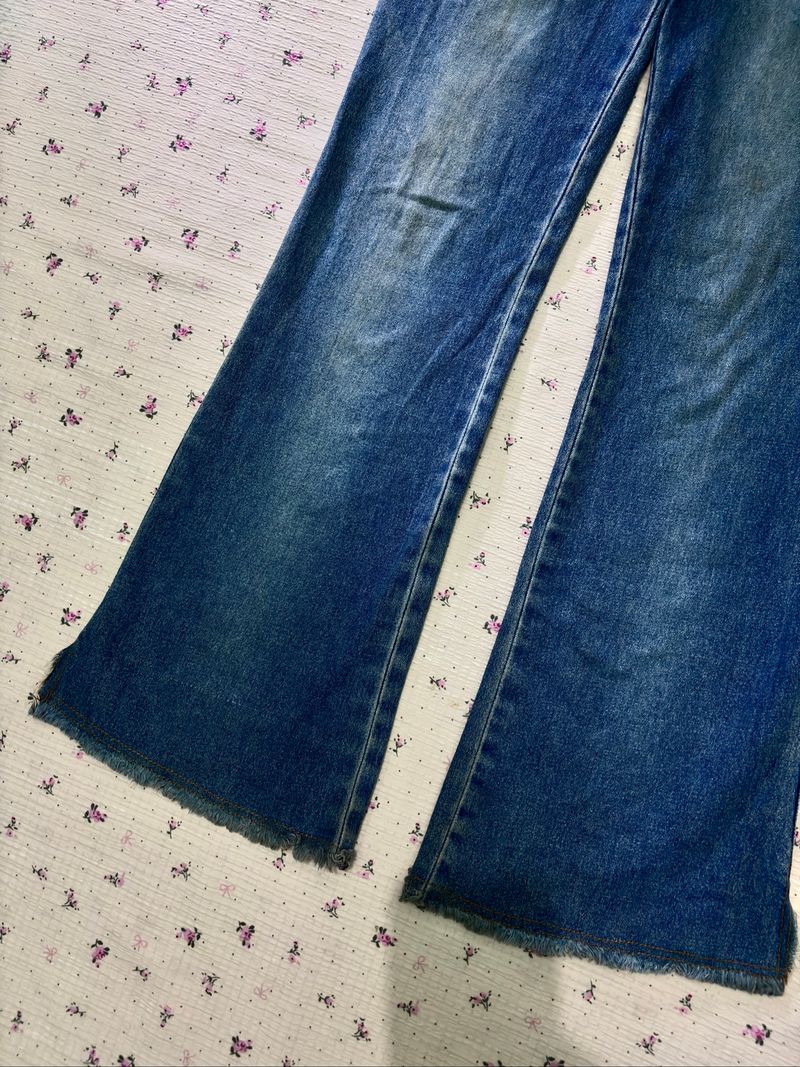 Y2k Lowrise Cutbray Jeans, foto 5